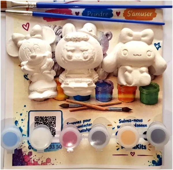 Kit MiniaKits 3 petites figurines